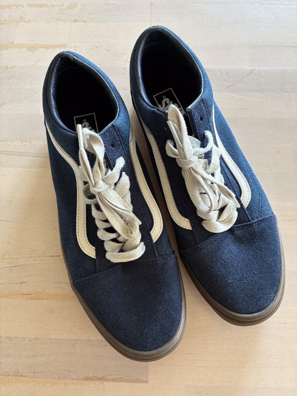 Old Skool Vans - Heavy Canvas Navy USM 12 / UKM 11 (VN0A2Z42NVY)